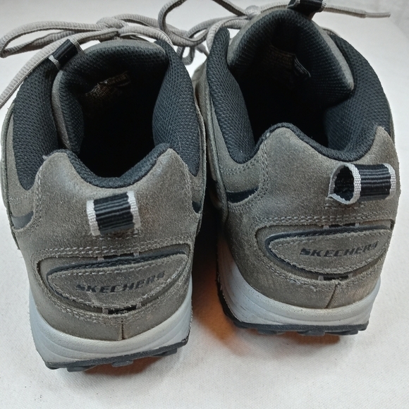 Skechers Shape Ups Nubuck Leather Pebble Taupe Ton - Picture 7 of 10